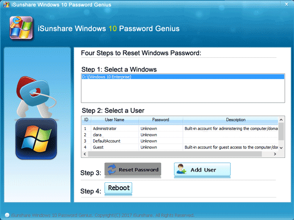 How To Recover Windows 10 Password 3 Steps by USB Recovery Disk
