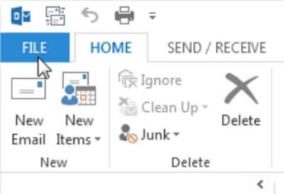 how to archive emails in outlook 2013