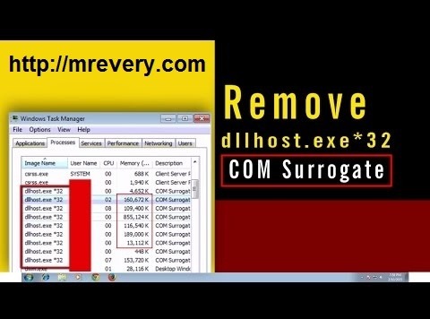 How to remove Dllhost.exe and Fix: COM Surrogate has stopped working (dllhost.exe)