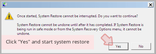 start system restore