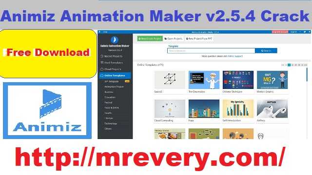 Animiz Animation Maker v2.5.4 Full Version + Activation Code and Crack